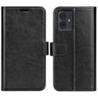 For Motolora Moto G54 R64 Texture Horizontal Flip Leather Phone Case(Black) - 1