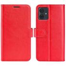 For Motolora Moto G54 R64 Texture Horizontal Flip Leather Phone Case(Red) - 1