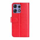 For Motolora Edge 50 Pro R64 Texture Horizontal Flip Leather Phone Case(Red) - 3