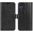 For Motorola Moto G Play 2024 R64 Texture Horizontal Flip Leather Phone Case(Black) - 1