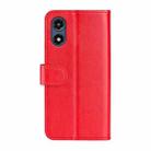 For Motorola Moto G Play 2024 R64 Texture Horizontal Flip Leather Phone Case(Red) - 3