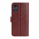 For Motorola Moto G Play 2024 R64 Texture Horizontal Flip Leather Phone Case(Brown) - 3