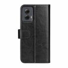 For Motorola Moto G Power 5G 2024 R64 Texture Horizontal Flip Leather Phone Case(Black) - 3