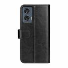 For Motorola Edge 50 Fusion R64 Texture Horizontal Flip Leather Phone Case(Black) - 3