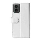 For Motorola Moto G 5G 2024 R64 Texture Horizontal Flip Leather Phone Case(White) - 3