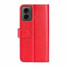 For Motolora Moto G 5G 2024 R64 Texture Horizontal Flip Leather Phone Case(Red) - 3