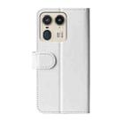 For Motorola Edge 50 Ultra R64 Texture Horizontal Flip Leather Phone Case(White) - 3