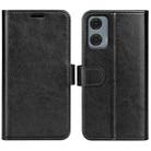 For Motorola Moto G24 Power R64 Texture Horizontal Flip Leather Phone Case(Black) - 1