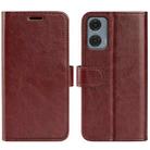 For Motorola Moto G24 Power R64 Texture Horizontal Flip Leather Phone Case(Brown) - 1