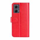 For Motorola Edge 5G 2024 R64 Texture Horizontal Flip Leather Phone Case(Red) - 3