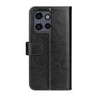 For Motorola Edge 50 Neo R64 Texture Horizontal Flip Leather Phone Case(Black) - 3