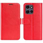 For Motorola Edge 50 Neo R64 Texture Horizontal Flip Leather Phone Case(Red) - 1