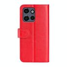 For Motorola Edge 50 Neo R64 Texture Horizontal Flip Leather Phone Case(Red) - 3