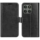 For Motorola Edge 60 Pro R64 Texture Horizontal Flip Leather Phone Case(Black) - 1