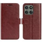For Motorola Edge 60 Pro R64 Texture Horizontal Flip Leather Phone Case(Brown) - 1