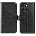 For Motorola Moto G56 5G / G66Y / G66J  R64 Texture Horizontal Flip Leather Phone Case(Black) - 1