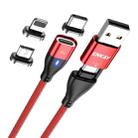 ENKAY 6-in-1 PD60W USB-A / Type-C to Type-C / 8 Pin / Micro USB Magnetic Fast Charging Cable, Cable Length:2m(Red) - 1