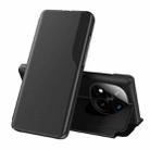 For Xiaomi Redmi Note 14 Pro+ 5G Attraction Flip Holder Leather Phone Case(Black) - 1
