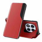 For Xiaomi Redmi Note 14 Pro 5G Attraction Flip Holder Leather Phone Case(Red) - 1