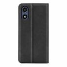 For Motorola Moto G Play 2024 Retro-skin Magnetic Suction Leather Phone Case(Black) - 3