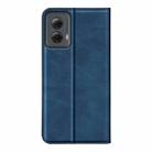 For Motorola Moto G Power 5G 2024 Retro-skin Magnetic Suction Leather Phone Case(Dark Blue) - 3