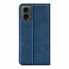 For Motorola Moto G 5G 2024 Retro-skin Magnetic Suction Leather Phone Case(Dark Blue) - 3