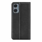 For Motorola Moto G24 Power Retro-skin Magnetic Suction Leather Phone Case(Black) - 3