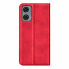 For Motorola Moto G24 Power Retro-skin Magnetic Suction Leather Phone Case(Red) - 3