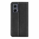 For Motorola Edge 5G 2024 Retro-skin Magnetic Suction Leather Phone Case(Black) - 3
