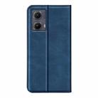 For Motorola Edge 5G 2024 Retro-skin Magnetic Suction Leather Phone Case(Dark Blue) - 3