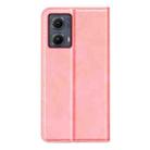 For Motorola Edge 5G 2024 Retro-skin Magnetic Suction Leather Phone Case(Pink) - 3