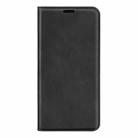 For Motorola Moto G85 5G Retro-skin Magnetic Suction Leather Phone Case(Black) - 2