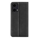 For Motorola Moto G35 5G Retro-skin Magnetic Suction Leather Phone Case(Black) - 3