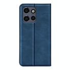 For Motorola Moto Edge 50 Neo 5G Retro-skin Magnetic Suction Leather Phone Case(Dark Blue) - 3