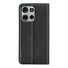 For Motorola Moto G75 5G Retro-skin Magnetic Suction Leather Phone Case(Black) - 3