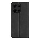 For Motorola Moto G 5G 2025 Retro-skin Magnetic Suction Leather Phone Case(Black) - 3