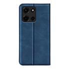 For Motorola Moto G 5G 2025 Retro-skin Magnetic Suction Leather Phone Case(Dark Blue) - 3