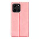 For Motorola Moto G 5G 2025 Retro-skin Magnetic Suction Leather Phone Case(Pink) - 3