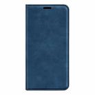 For Motorola Moto Edge 60 Fusion Retro-skin Magnetic Suction Leather Phone Case(Dark Blue) - 2