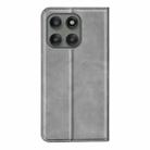 For Motorola Edge 60 Pro Retro-skin Magnetic Suction Leather Phone Case(Grey) - 3
