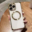 For iPhone 11 Pro Max Square Magsafe Electroplating TPU Phone Case(Golden) - 1