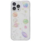 For iPhone 15 Pro Max Cosmic Star Glitter Epoxy TPU Phone Case(Transparent) - 1