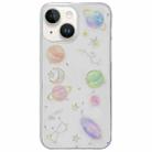 For iPhone 16 Pro Max Cosmic Star Glitter Epoxy TPU Phone Case(Transparent) - 1