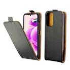 For Redmi Note 12S 4G Vertical Flip Leather Phone Case with Card Slot(Black) - 1