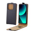 For Xiaomi 13T Vertical Flip Leather Phone Case with Card Slot(Black) - 1