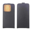 For Xiaomi Redmi Note 14 5G Vertical Flip Leather Phone Case with Card Slot(Black) - 1