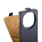 For Redmi Note 14 Pro 4G Vertical Flip Leather Phone Case with Card Slot(Black) - 3