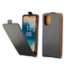 For Nokia G22 Vertical Flip Leather Phone Case with Card Slot(Black) - 1