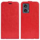 For Motorola Edge 50 Fusion R64 Texture Single Vertical Flip Leather Phone Case(Red) - 1