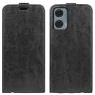 For Motorola Moto G24 Power R64 Texture Single Vertical Flip Leather Phone Case(Black) - 1